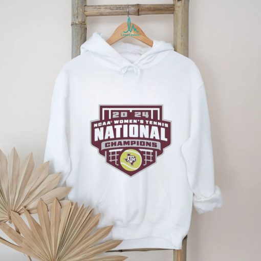 Official 2024 NCAA Women’s Tennis National Champions Texas A&M Aggies Logo Shirt