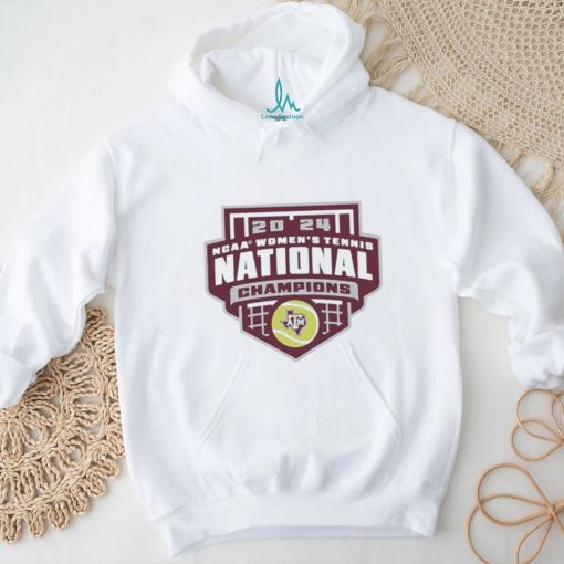 Official 2024 NCAA Women’s Tennis National Champions Texas A&M Aggies Logo Shirt