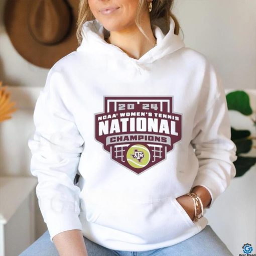 Official 2024 NCAA Women’s Tennis National Champions Texas A&M Aggies Logo Shirt