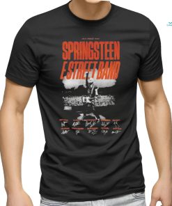 Official 2024 World Tour Springsteen E Street Band Signatures Shirt