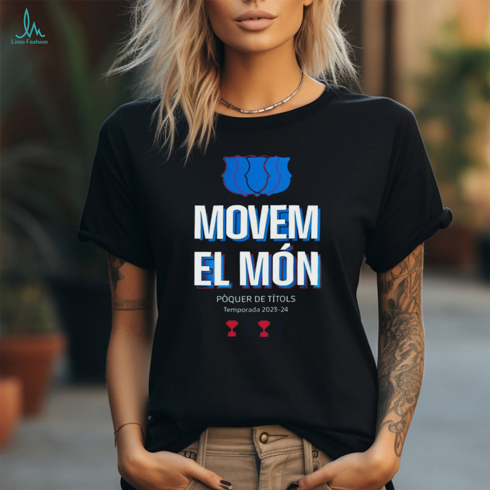 Official 23 24 Barça Women’s Clean Sweep of Trophies Shirt Official 23 24 Barça Women’s Clean Sweep of Trophies Shirt