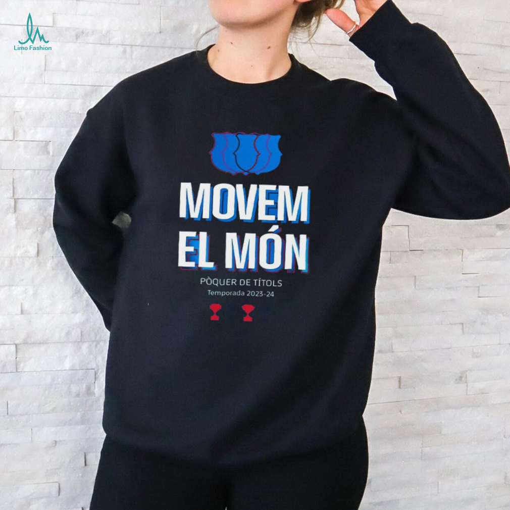 Official 23 24 Barça Women’s Clean Sweep of Trophies Shirt Official 23 24 Barça Women’s Clean Sweep of Trophies Shirt