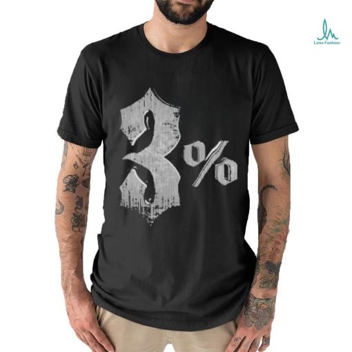 Official 3_ Chrome Logo T Shirt