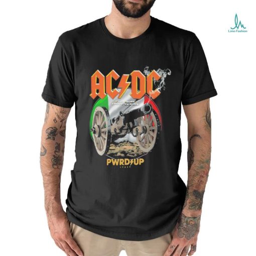 Official AC DC Reggio Emilia 2024 Tour For Those about To Rock PWRD & Up Italy T Shirt