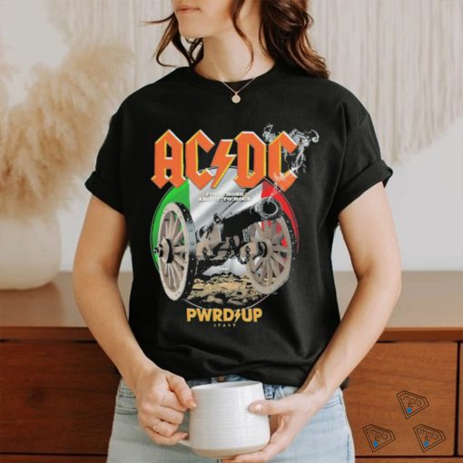 Official AC DC Reggio Emilia 2024 Tour For Those about To Rock PWRD & Up Italy T Shirt