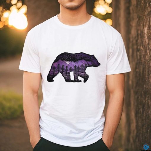 Official Alaskan Bear With Lake & Mountain Souvenir Shirt