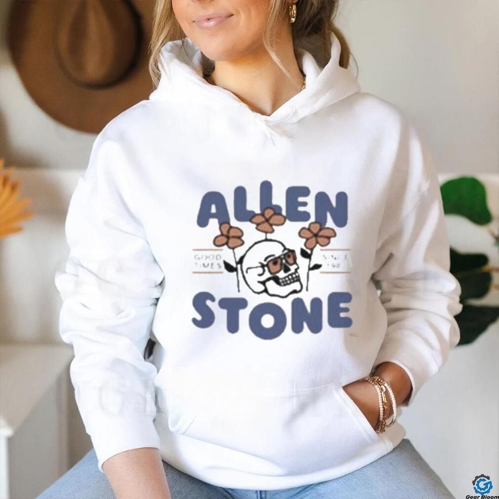 Official Allenstone Stone Skull T shirt Official Allenstone Stone Skull T shirt