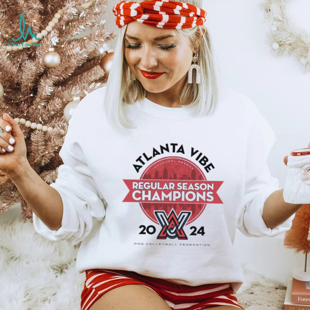 Official Atlanta Vibe 2024 Pro Volleyball Federation Regular Season Champions Shirt Official Atlanta Vibe 2024 Pro Volleyball Federation Regular Season Champions Shirt