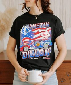 Official Austin Dillon 3 Rcr Hendrick Motorsports Team Usa Flag Shirt