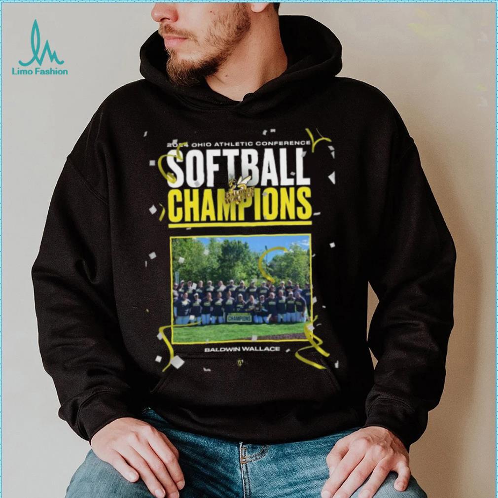 Official Baldwin Wallace 2024 Ohio Athletic Conference Softball Champions shirt Official Baldwin Wallace 2024 Ohio Athletic Conference Softball Champions shirt