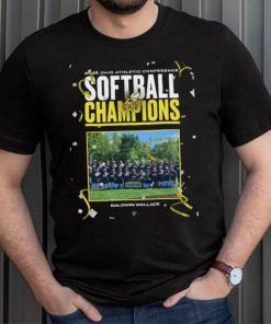 Official Baldwin Wallace 2024 Ohio Athletic Conference Softball Champions shirt