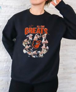 Official Baltimore Orioles All Time Greats Signatures 2024 shirt