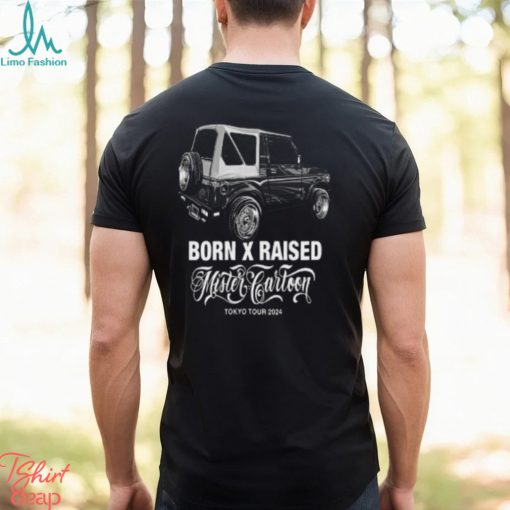 Official Born X Raised Mister Cartoon Tokyo Tour 2024 Vintage T Shirt