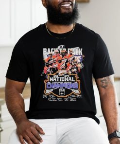 Official Buffalo Bandits Team Back to back 2023 2024 National Lacrosse League Cup Champions Signatures shirt