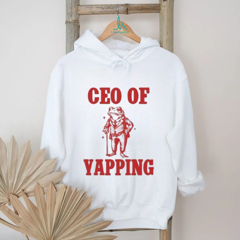 Official Ceo Of Yapping Frog T shirt