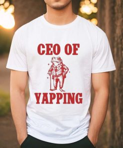 Official Ceo Of Yapping Frog T shirt