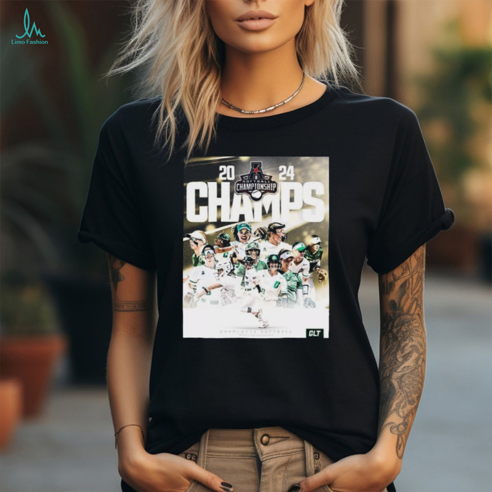 Official Charlotte 49ers Softball 2024 AAC Softball Champions Shirt Official Charlotte 49ers Softball 2024 AAC Softball Champions Shirt