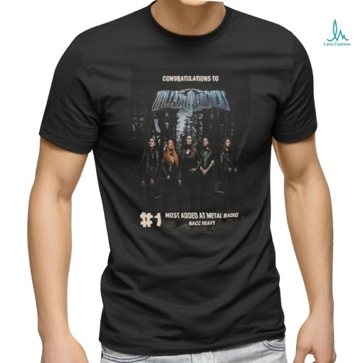 Official Congrats Unleash The Archers Achieve Top 1 Most Added At Metal Radio NACC Heavy Shirt