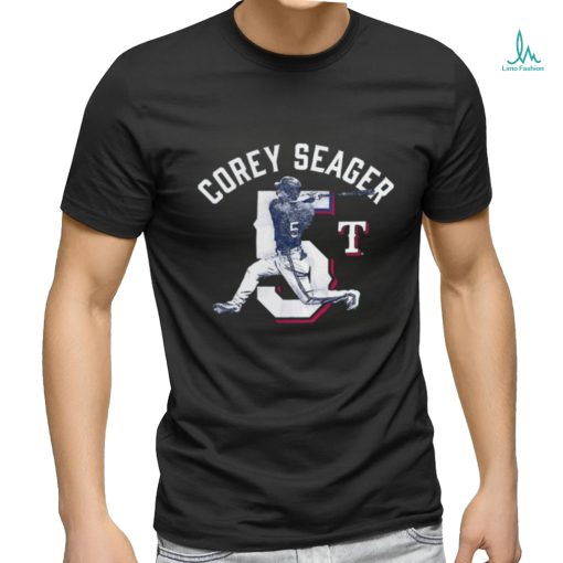 Official Corey Seager Texas Rangers Player Swing T Shirt