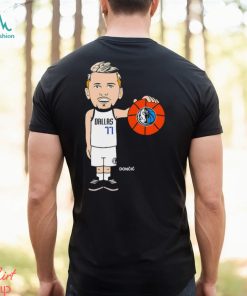 Official Dallas Mavericks Player 77 Luka Doncic caricature shirt