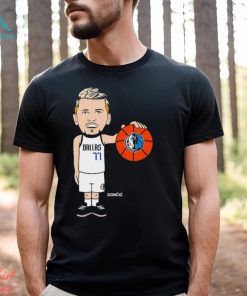 Official Dallas Mavericks Player 77 Luka Doncic caricature shirt