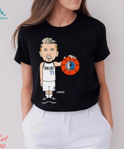 Official Dallas Mavericks Player 77 Luka Doncic caricature shirt