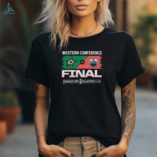 Official Dallas Stars Vs Edmonton Oilers 2024 Nhl Western Conference Final Shirt
