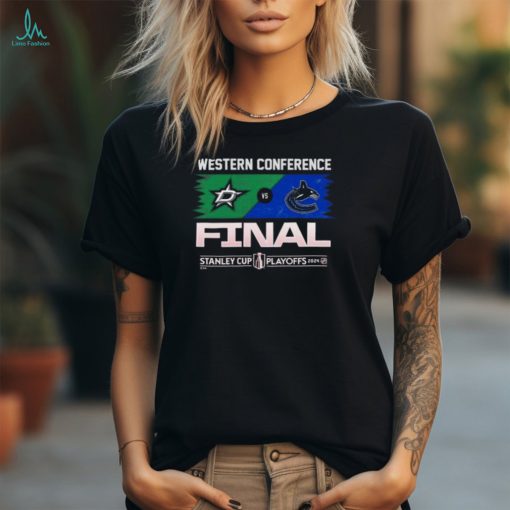 Official Dallas Stars vs Vancouver Canucks 2024 NHL western conference Final Shirt