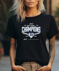 Official Duke Blue Devils 2024 ACC Softball Conference Tournament Champions Locker Room T Shirt