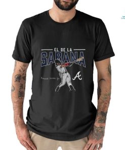 Official El De La Sabana Ronald Acuña Jr. Atlanta Braves Player Swing T Shirt