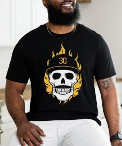 Official Flaming Pirate Skull Baseball MLB Shirt