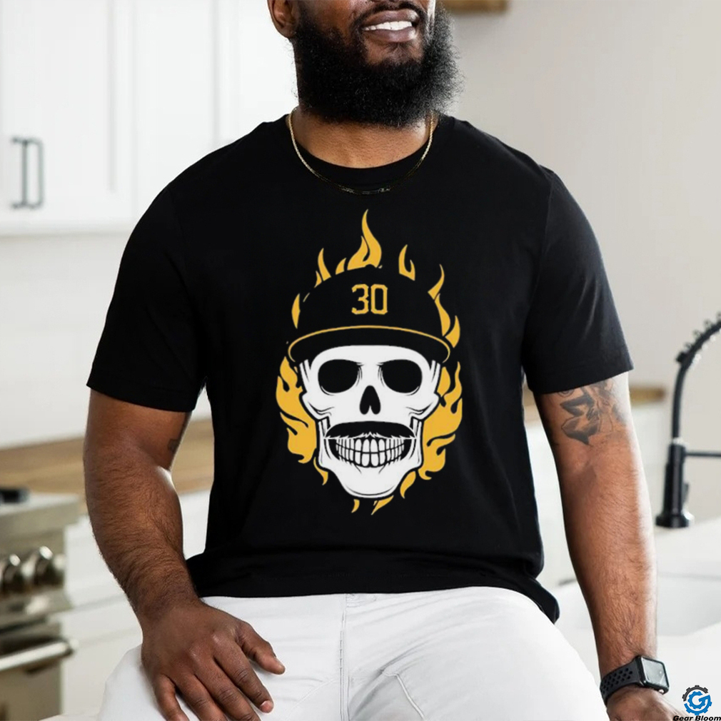 Official Flaming Pirate Skull Baseball MLB Shirt Official Flaming Pirate Skull Baseball MLB Shirt