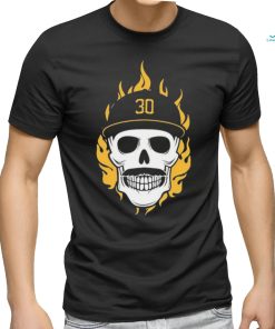 Official Flaming Pirate Skull Baseball MLB Shirt
