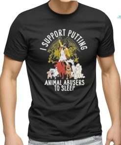 Official Freddie Mercury I Support Putting Animal Abusers To Sleep Shirt