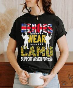 Official Heroes Wear Camo Support Armed Forces Day Uk Shirt