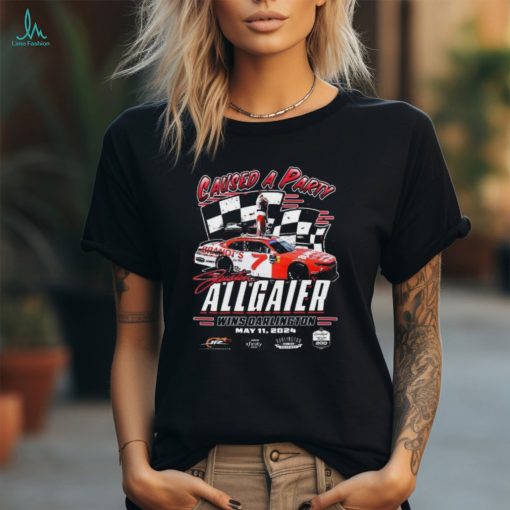 Official Justin Allgaier JR Motorsports Official Team Apparel Darlington Xfinity Series Race Win shirt
