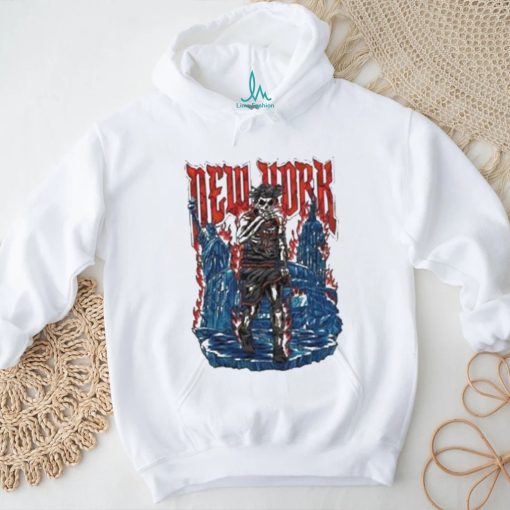 Official Knicks Jalen Brunson Skeleton The Vibes Are Immaculate Shirt