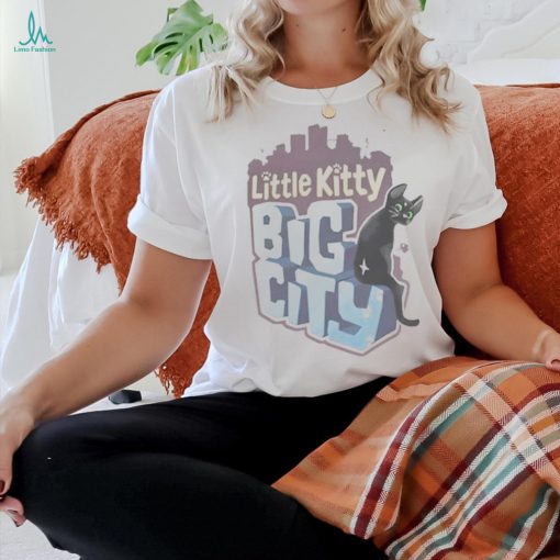 Official Little Kitty, Big City Gildan shirt