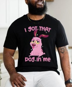 Official Lizbie Cafe I Got That Dog In Me Rabbit Shirt