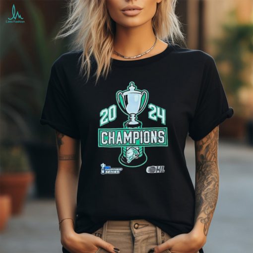 Official London Knights Hockey 2024 OHL Champions shirt