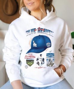 Official Los Angeles Dodgers On Earth Blue Heaven City Of Champions T shirt