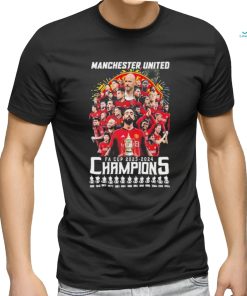 Official Manchester United FA Cup 2023 2024 Champions Fan shirt