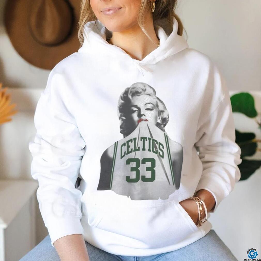 Official Marilyn Monroe Boston Celtics T Shirt Official Marilyn Monroe Boston Celtics T Shirt