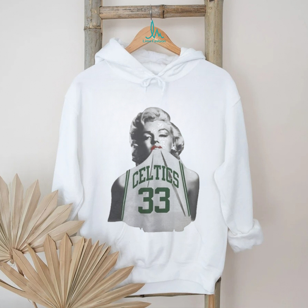 Official Marilyn Monroe Boston Celtics T Shirt Official Marilyn Monroe Boston Celtics T Shirt