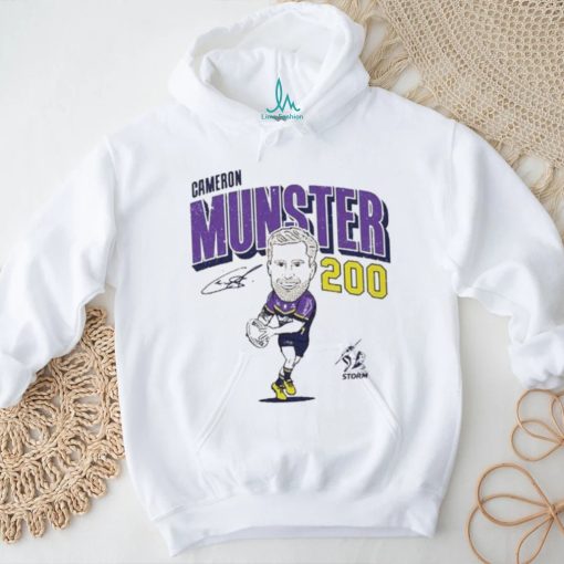 Official Melbourne Storm Cameron Munster 200 Shirt