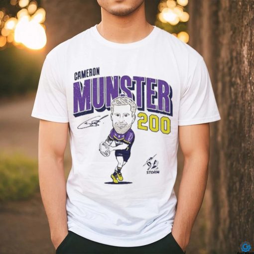 Official Melbourne Storm Cameron Munster 200 Shirt