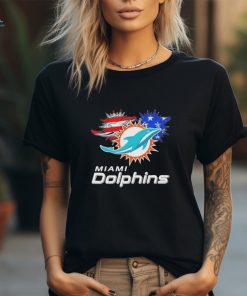 Official Miami Dolphins Logo 4th Of July Shirt
