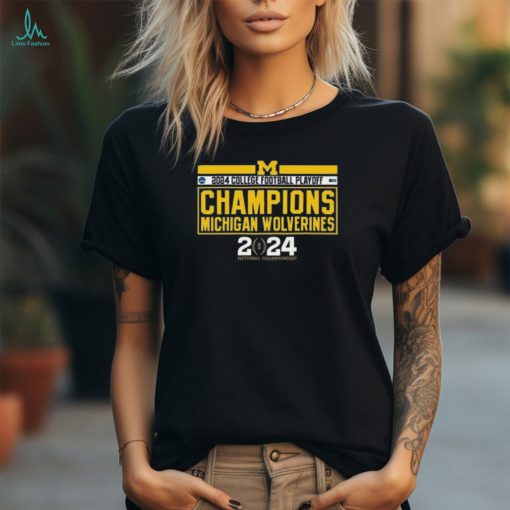 Official Michigan Wolverines 2024 College Football Playoff Champions shirt