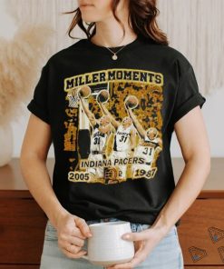 Official Miller Moments Indiana Pacers 2005 1987 Shirt