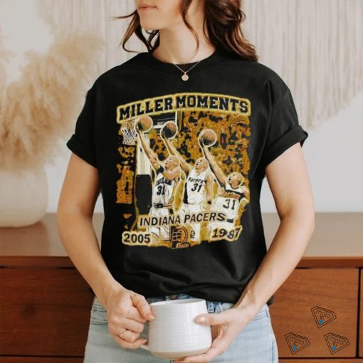 Official Miller Moments Indiana Pacers 2005 1987 Shirt